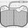 BORG & BECK BBP1064 Brake Pad Set, disc brake